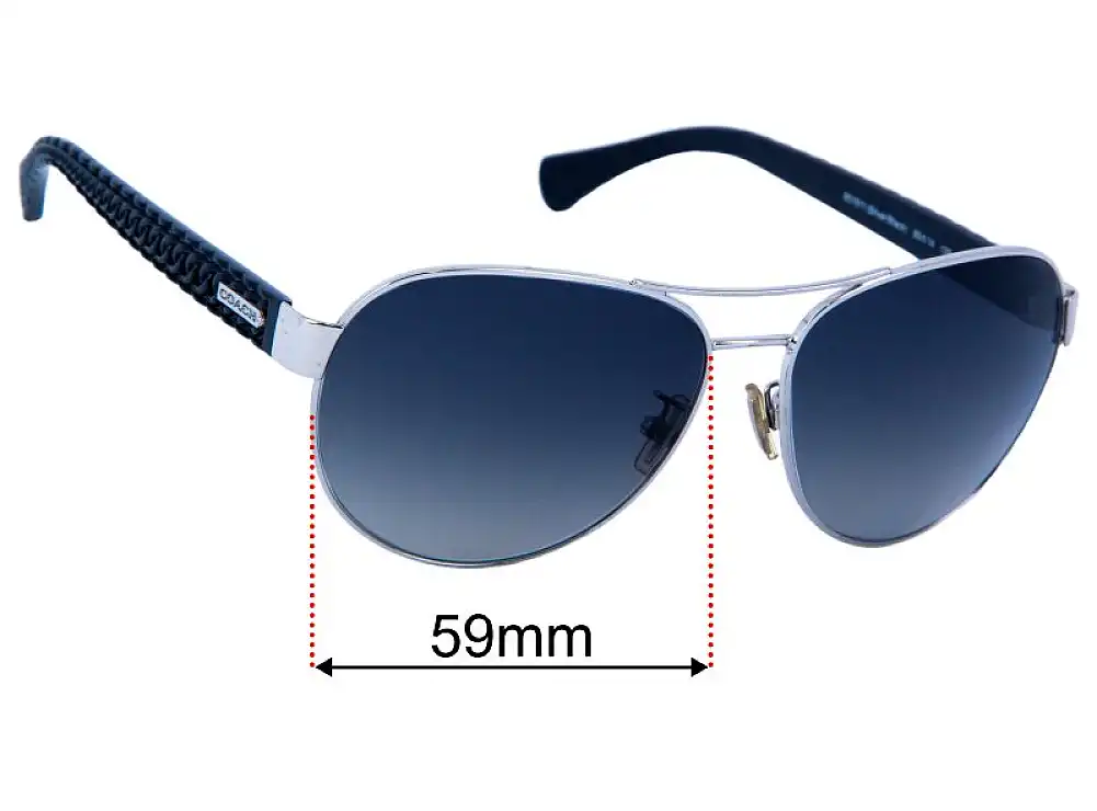 Sunglass Fix Replacement Lenses for Coach HC7055 - 59mm Wide Sunglass Fix Replacement Lenses for Coach HC7055 - 59mm Wide