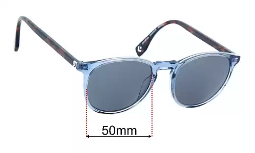 Sunglass Fix Replacement Lenses for Converse 69 - 50mm Wide Converse 69 Replacement Lenses 50mm wide