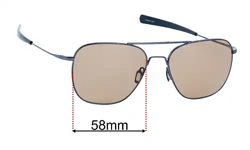 Sunglass Fix Replacement Lenses for Serengeti Aerial - 58mm Wide Serengeti Aerial Replacement Lenses 58mm wide