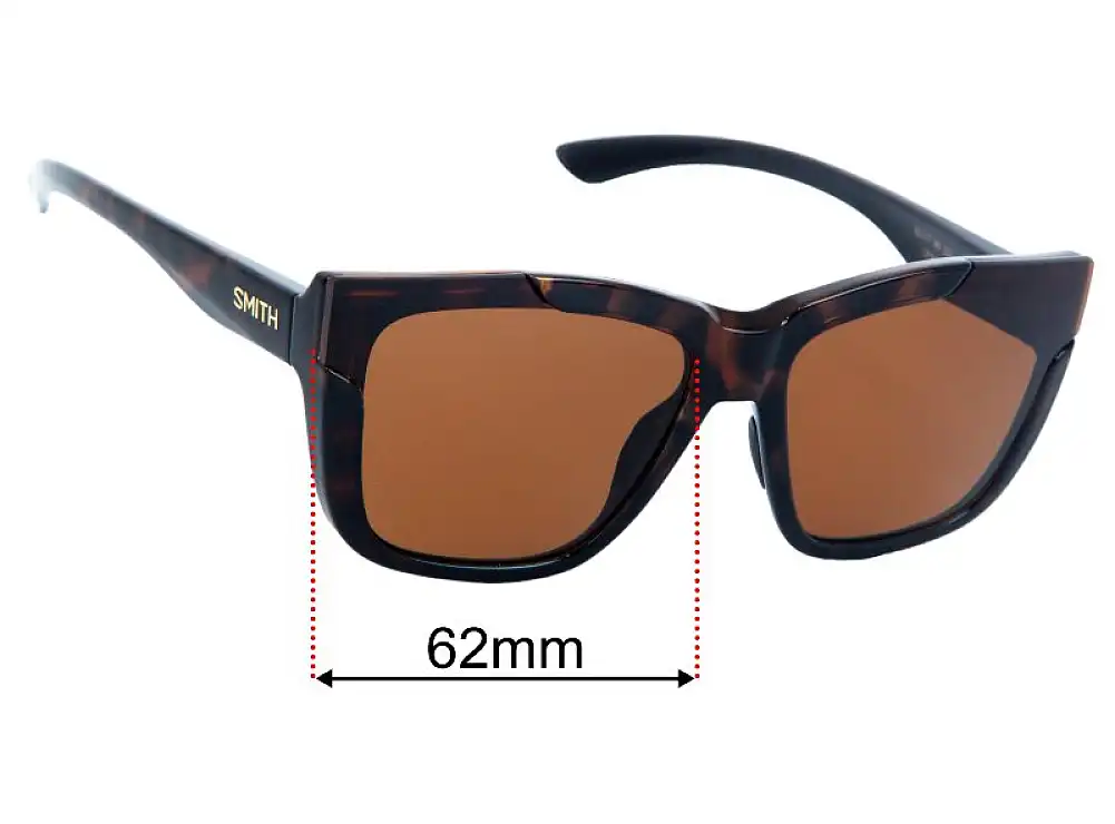 Sunglass Fix Replacement Lenses for Smith Dreamline - 62mm Wide Sunglass Fix Replacement Lenses for Smith Dreamline - 62mm Wide