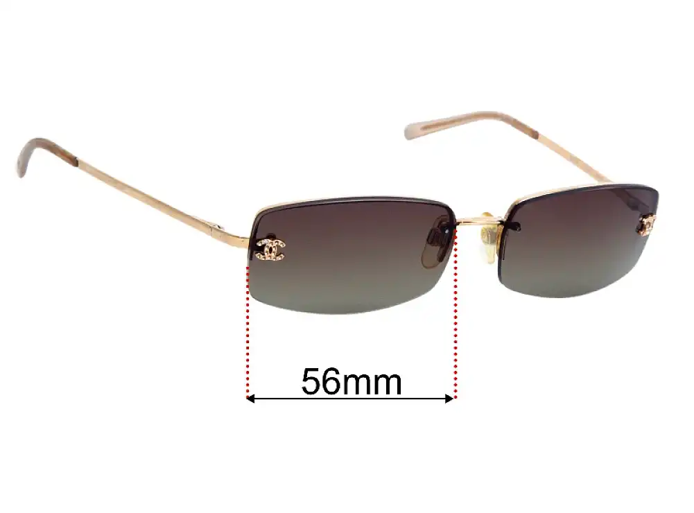 Sunglass Fix Replacement Lenses for Chanel 4093-B - 56mm Wide Sunglass Fix Replacement Lenses for Chanel 4093-B - 56mm Wide