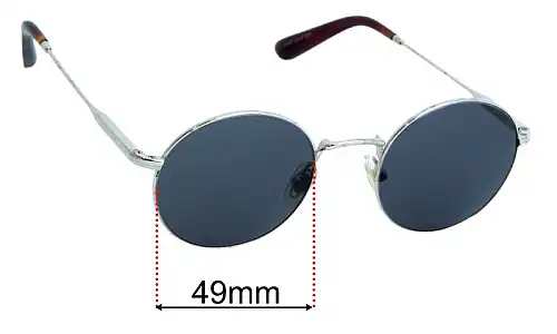Sunglass Fix Replacement Lenses for Oscar Wylee Haskell - 49mm Wide Oscar Wylee Haskell Replacement Lenses 49mm wide