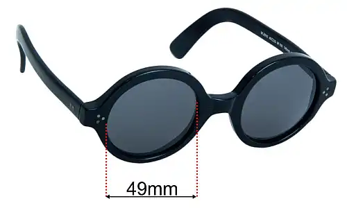 Sunglass Fix Replacement Lenses for Paul Taylor M 2010 - 49mm Wide Paul Taylor M 2010 Replacement Lenses 49mm wide