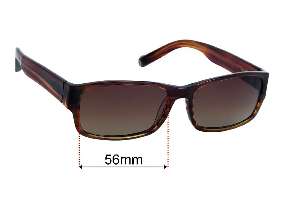 Sunglass Fix Replacement Lenses for Warby Parker Digby - 56mm Wide Sunglass Fix Replacement Lenses for Warby Parker Digby - 56mm Wide