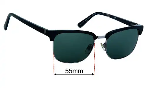 Sunglass Fix Replacement Lenses for Alex Perry AP Men Sun Rx 18 - 55mm Wide Alex Perry AP Men Sun Rx 18 Replacement Lenses 55mm wide