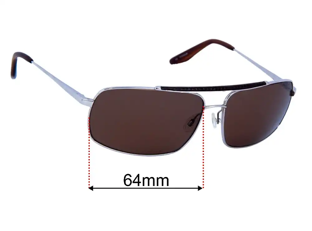 Sunglass Fix Replacement Lenses for Barton Perreira Noble - 64mm Wide Sunglass Fix Replacement Lenses for Barton Perreira Noble - 64mm Wide