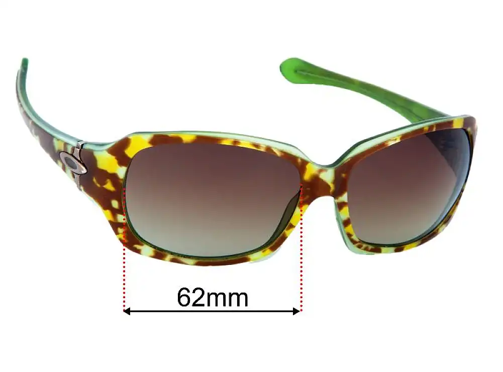 Sunglass Fix Replacement Lenses for Oakley Script - 62mm Wide Sunglass Fix Replacement Lenses for Oakley Script - 62mm Wide