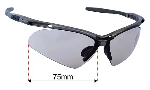 Sunglass Fix Replacement Lenses for Sundog Vintage Pace - 75mm Wide Sundog Vintage Pace Replacement Lenses 75mm wide