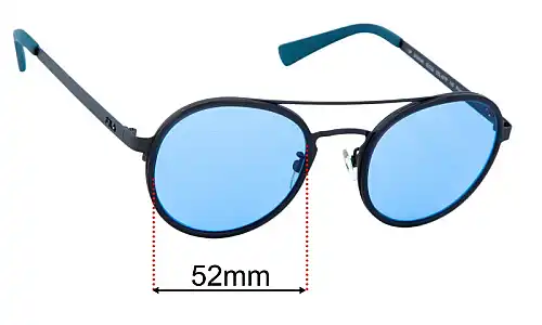 Sunglass Fix Replacement Lenses for Fila SF8494K - 52mm Wide Fila SF8494K Replacement Lenses 52mm wide