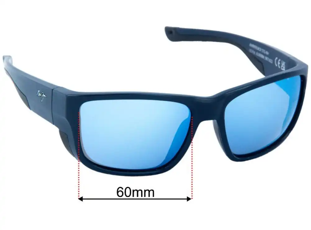 Sunglass Fix Replacement Lenses for Maui Jim MJ896 Amberjack - 60mm Wide Sunglass Fix Replacement Lenses for Maui Jim MJ896 Amberjack - 60mm Wide