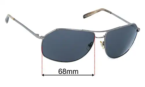 Sunglass Fix Replacement Lenses for Morgenthal Frederics Super Stealth - 68mm Wide Morgenthal Frederics Super Stealth Replacement Lenses 68mm wide