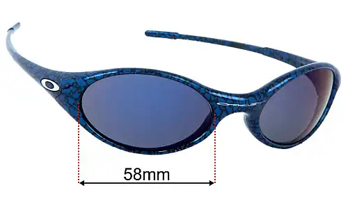 Sunglass Fix Replacement Lenses for Oakley Eye Jacket - 58mm Wide Oakley Eye Jacket Replacement Lenses 58mm wide