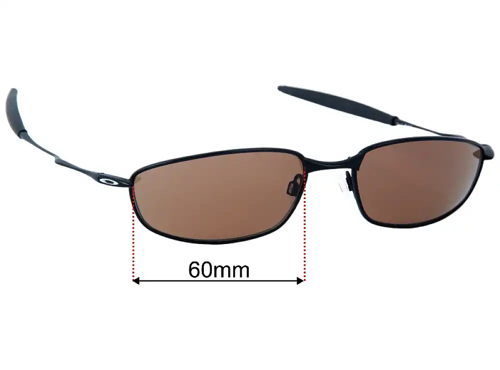 Sunglass Fix Replacement Lenses for Oakley Whisker T - 60mm Wide Sunglass Fix Replacement Lenses for Oakley Whisker T - 60mm Wide