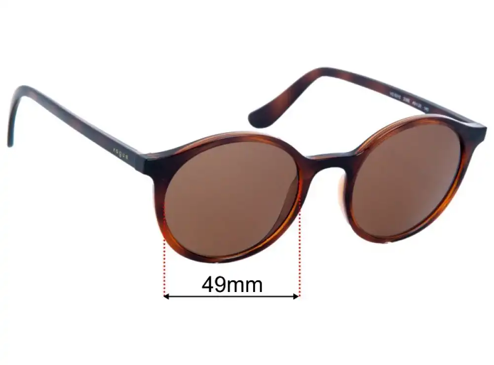 Sunglass Fix Replacement Lenses for Vogue VO5310 - 49mm Wide Sunglass Fix Replacement Lenses for Vogue VO5310 - 49mm Wide