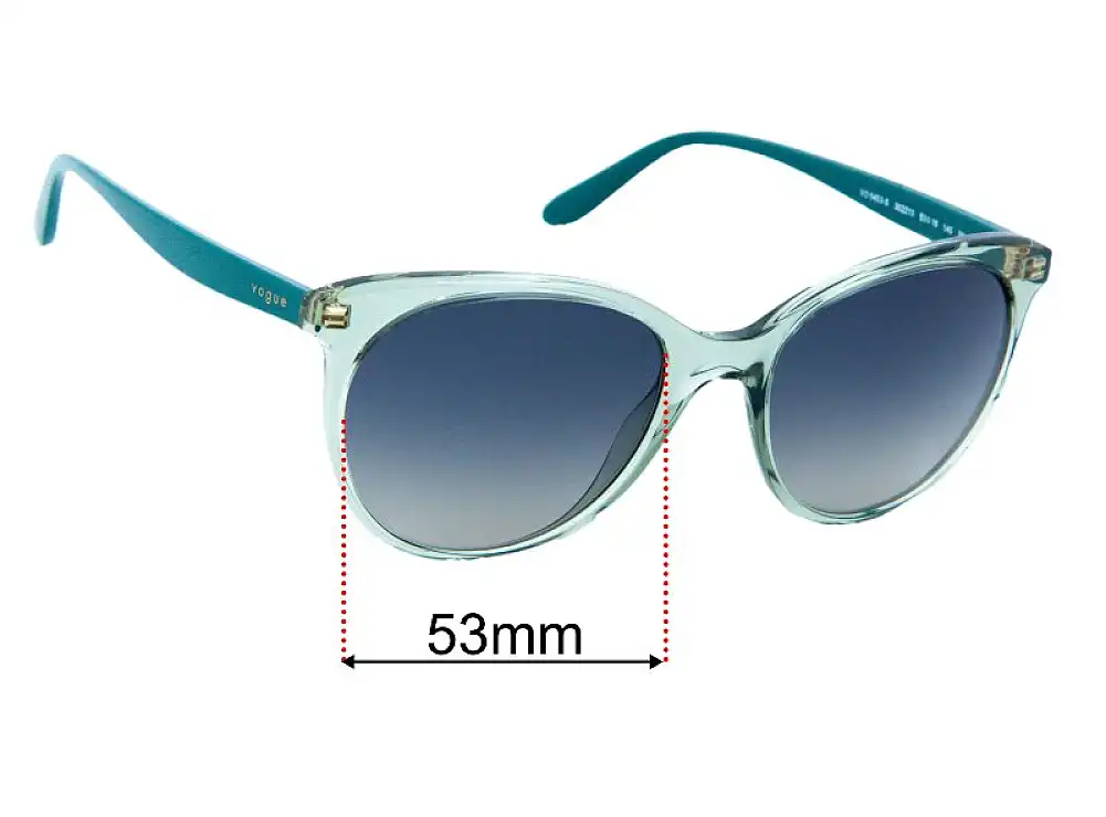 Sunglass Fix Replacement Lenses for Vogue VO5453-S - 53mm Wide Sunglass Fix Replacement Lenses for Vogue VO5453-S - 53mm Wide