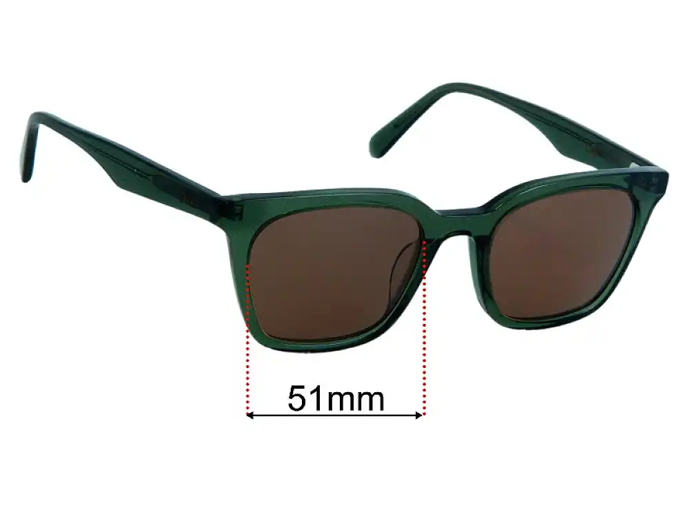 Sunglass Fix Replacement Lenses for Suki Sata - 51mm Wide Sunglass Fix Replacement Lenses for Suki Sata - 51mm Wide