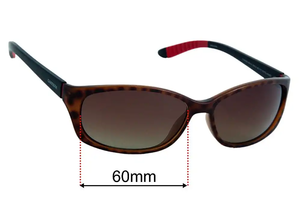 Sunglass Fix Replacement Lenses for Carrera 8016/S - 60mm Wide Sunglass Fix Replacement Lenses for Carrera 8016/S - 60mm Wide