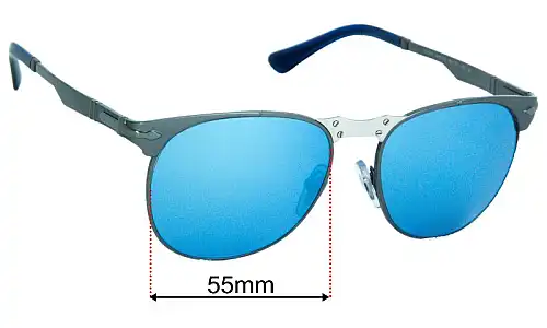 Sunglass Fix Replacement Lenses for Persol 1016-S - 55mm Wide Persol 1016-S Replacement Lenses 55mm wide