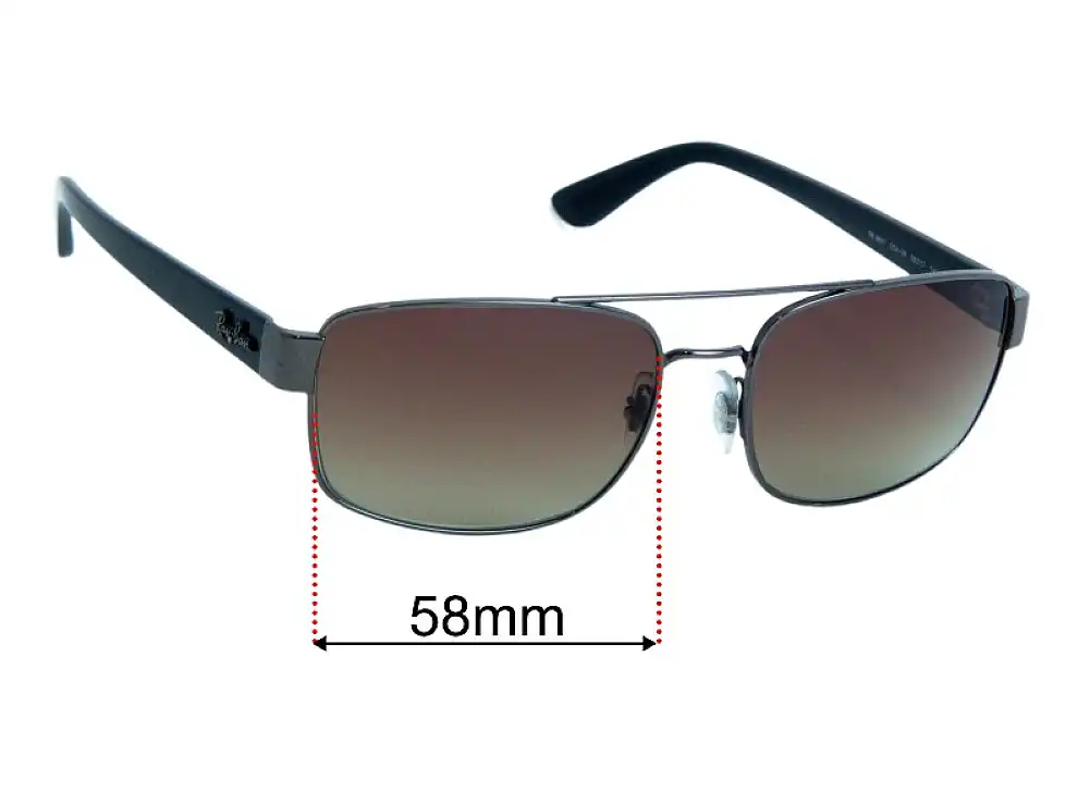 Sunglass Fix Replacement Lenses for Ray-Ban RB3687 - 58mm Wide Sunglass Fix Replacement Lenses for Ray-Ban RB3687 - 58mm Wide