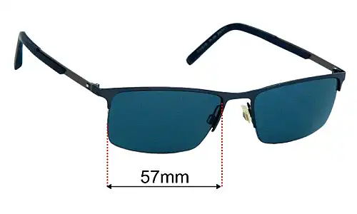 Sunglass Fix Replacement Lenses for Tommy Hilfiger TH 106 - 57mm Wide Tommy Hilfiger TH 106 Replacement Lenses 57mm wide