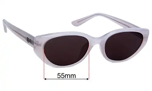 Sunglass Fix Replacement Lenses for Ray-Ban RB4457D - 55mm Wide Ray-Ban RB4457D Replacement Lenses 55mm wide