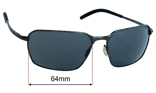 Sunglass Fix Replacement Lenses for Serengeti Shelton - 64mm Wide Serengeti Shelton Replacement Lenses 64mm wide