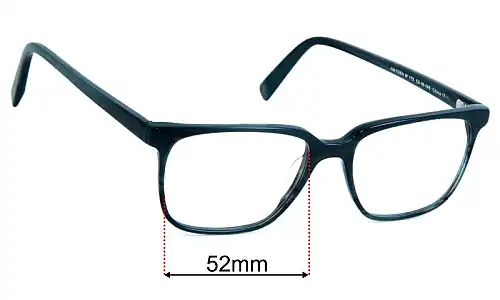 Sunglass Fix Replacement Lenses for Warby Parker Hayden M 52mm Warby Parker Hayden M Replacement Lenses 52mm wide