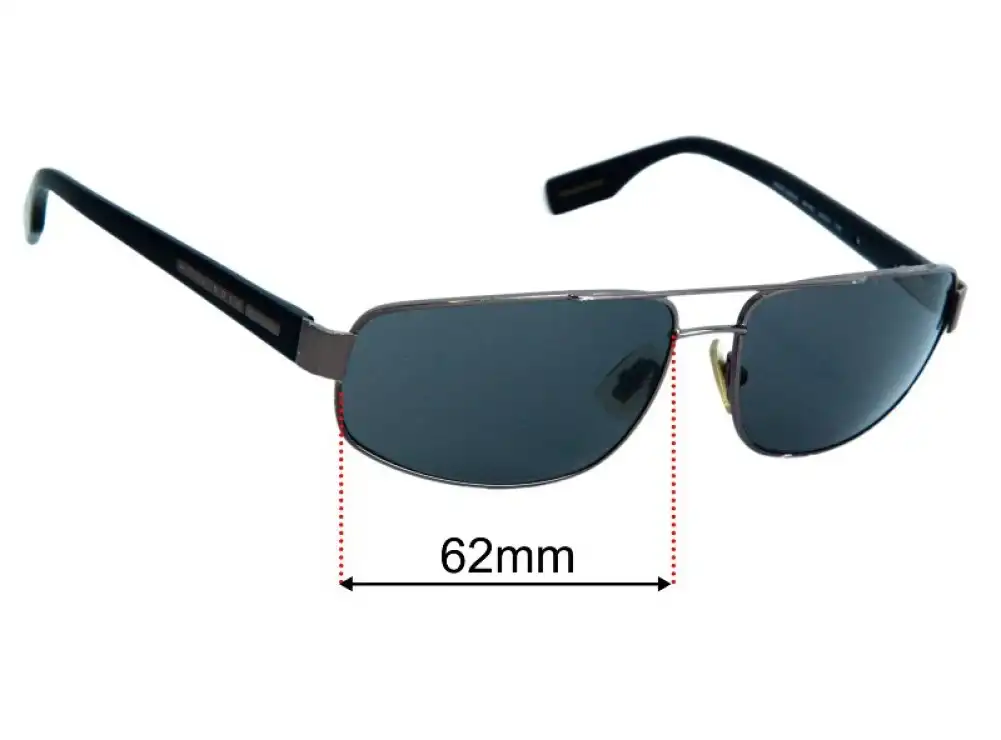 Sunglass Fix Replacement Lenses for Hugo Boss 0320/S - 62mm Wide Sunglass Fix Replacement Lenses for Hugo Boss 0320/S - 62mm Wide