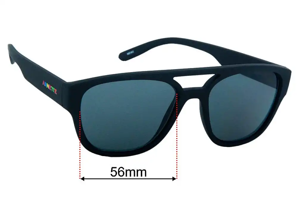 Sunglass Fix Replacement Lenses for Arnette Mew2 AN4327 - 56mm Wide Sunglass Fix Replacement Lenses for Arnette Mew2 AN4327 - 56mm Wide