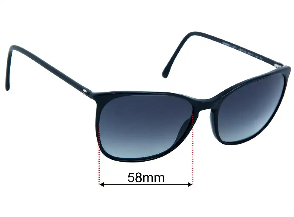 Sunglass Fix Replacement Lenses for Chanel 5277 - 58mm Wide Sunglass Fix Replacement Lenses for Chanel 5277 - 58mm Wide