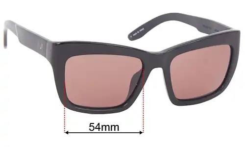 Sunglass Fix Replacement Lenses for IVI Vision BONNIE - 57mm Wide IVI Vision BONNIE Replacement Lenses 54mm wide