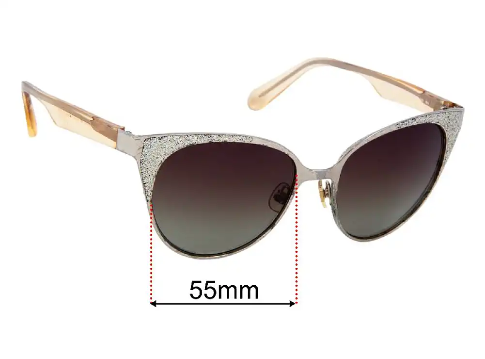 Sunglass Fix Replacement Lenses for Kate Spade Marietta/O/S - 55mm Wide Sunglass Fix Replacement Lenses for Kate Spade Marietta/O/S - 55mm Wide