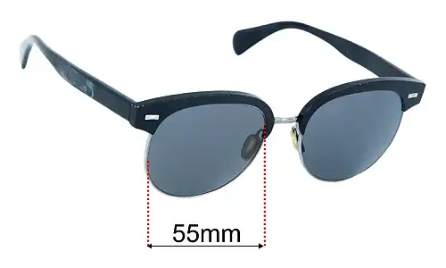 Sunglass Fix Replacement Lenses for Oliver Peoples OV1167S Shaelie - 55mm Wide Oliver Peoples OV1167S Shaelie Replacement Lenses 55mm wide
