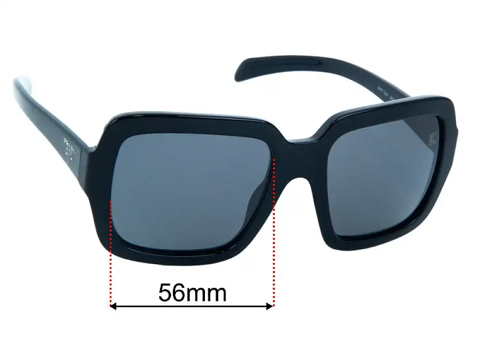 Sunglass Fix Replacement Lenses for Prada SPR12W 56mm Sunglass Fix Replacement Lenses for Prada SPR12W 56mm