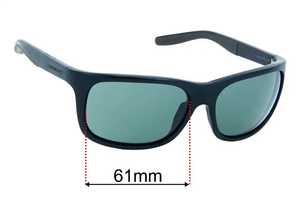 Sunglass Fix Replacement Lenses for Serengeti Ettore - 61mm Wide Sunglass Fix Replacement Lenses for Serengeti Ettore - 61mm Wide