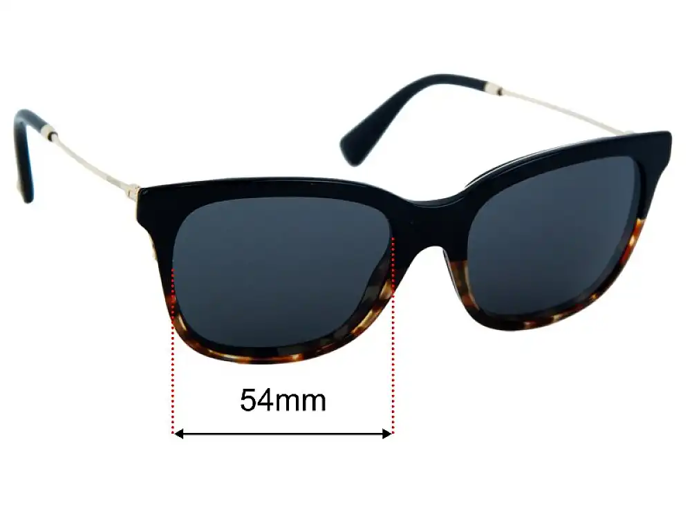 Sunglass Fix Replacement Lenses for Valentino VA2011 - 54mm Wide Sunglass Fix Replacement Lenses for Valentino VA2011 - 54mm Wide