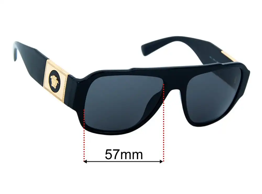 Sunglass Fix Replacement Lenses for Versace MOD 4436-U 57mm Sunglass Fix Replacement Lenses for Versace MOD 4436-U 57mm