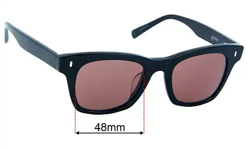 Sunglass Fix Replacement Lenses for Zenni Encore - 48mm Wide Zenni Encore Replacement Lenses 48mm wide