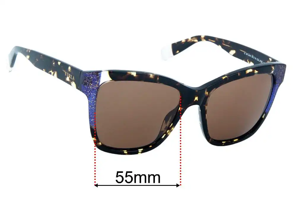 Sunglass Fix Replacement Lenses for Furla SFU240 55mm Sunglass Fix Replacement Lenses for Furla SFU240 55mm