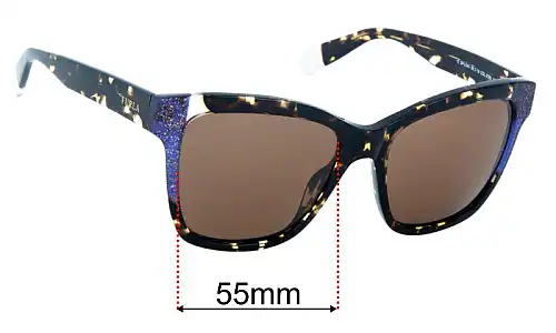Sunglass Fix Replacement Lenses for Furla SFU240 55mm Furla SFU240 Replacement Lenses 55mm wide