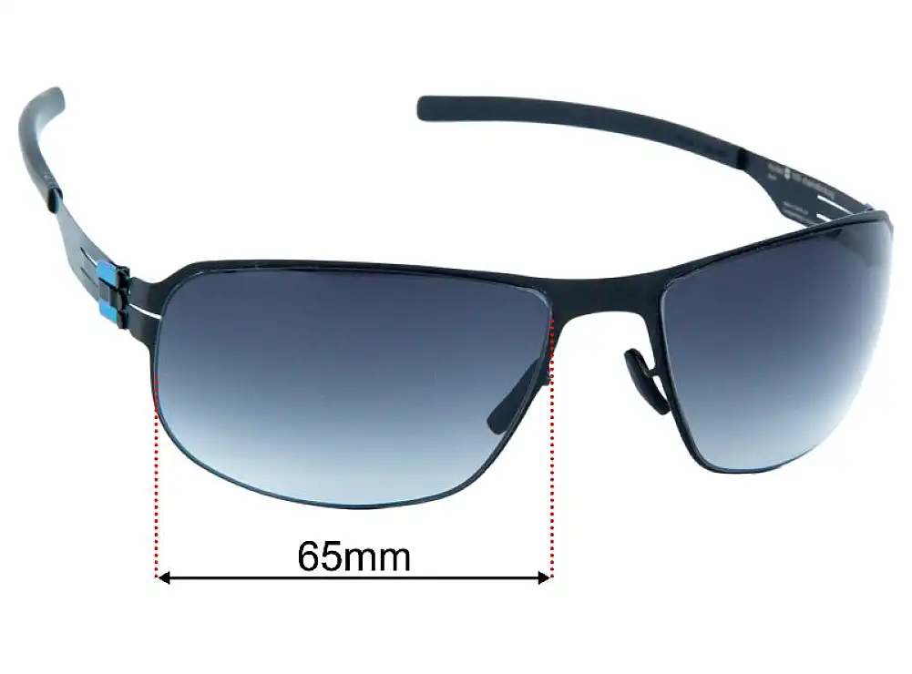Sunglass Fix Replacement Lenses for IC! Berlin 109 Charlottenburg - 65mm Wide Sunglass Fix Replacement Lenses for IC! Berlin 109 Charlottenburg - 65mm Wide