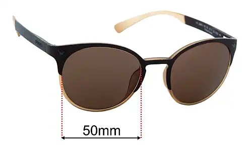 Sunglass Fix Replacement Lenses for Police Game 6 SPL 162 - 50mm Wide Police Game 6 SPL 162 Replacement Lenses 50mm wide