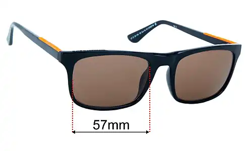 Sunglass Fix Replacement Lenses for Superdry SD Sun Rx 04 - 57mm Wide Superdry SD Sun Rx 04 Replacement Lenses 57mm wide