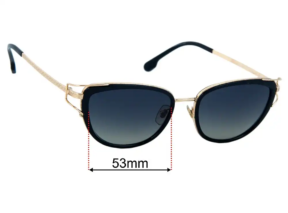 Sunglass Fix Replacement Lenses for Versace MOD 2203 - 53mm Wide Sunglass Fix Replacement Lenses for Versace MOD 2203 - 53mm Wide