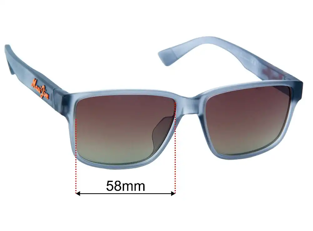 Sunglass Fix Replacement Lenses for Maui Jim MJ0688SA Kuniahi AF - 58mm Wide Sunglass Fix Replacement Lenses for Maui Jim MJ0688SA Kuniahi AF - 58mm Wide