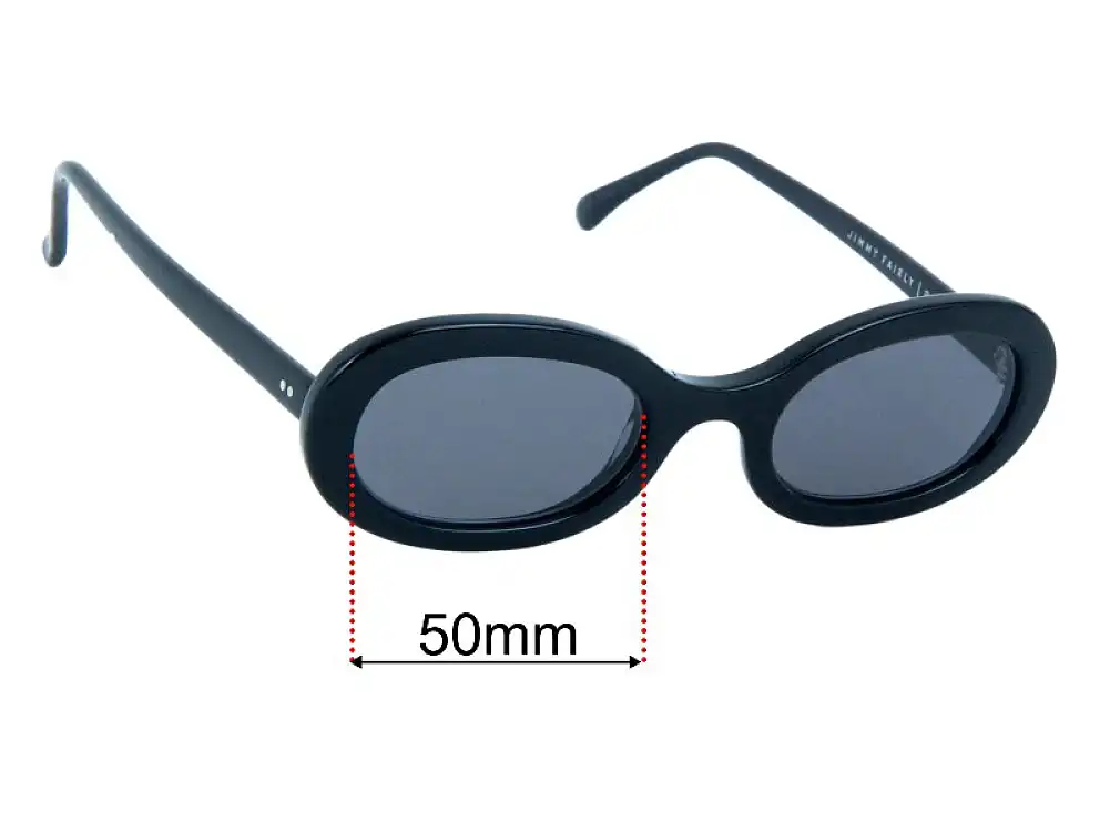 Sunglass Fix Replacement Lenses for Jimmy Fairly Reformation - 50mm Wide Sunglass Fix Replacement Lenses for Jimmy Fairly Reformation - 50mm Wide
