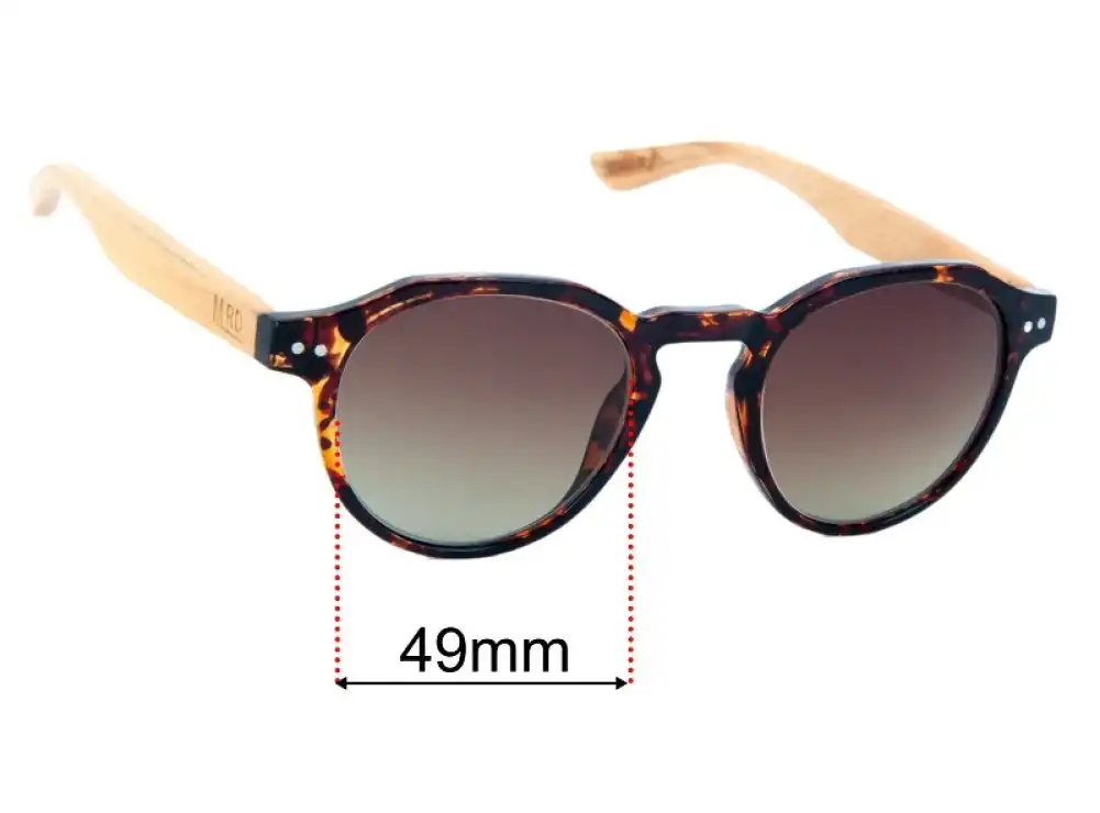 Sunglass Fix Replacement Lenses for Moana Road Rocca - 49mm Wide Sunglass Fix Replacement Lenses for Moana Road Rocca - 49mm Wide
