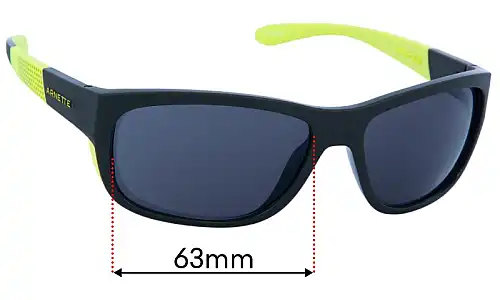 Sunglass Fix Replacement Lenses for Arnette Floresta AN4337 - 63mm Wide Arnette Floresta AN4337 Replacement Lenses 63mm wide