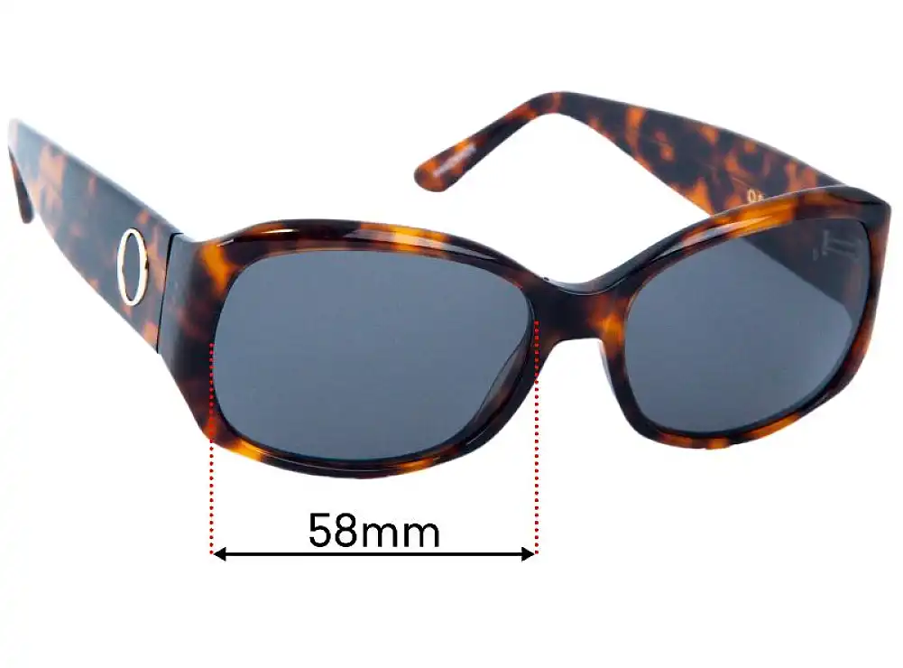 Sunglass Fix Replacement Lenses for Oroton Amirah - 58mm Wide Sunglass Fix Replacement Lenses for Oroton Amirah - 58mm Wide