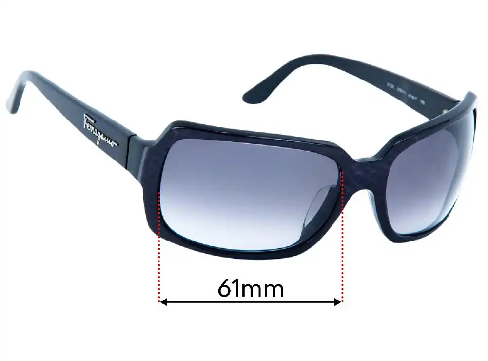 Sunglass Fix Replacement Lenses for Salvatore Ferragamo 2126 - 61mm Wide Sunglass Fix Replacement Lenses for Salvatore Ferragamo 2126 - 61mm Wide